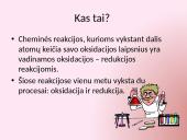 Oksidacijos – redukcijos reakcijos 2 puslapis