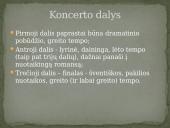 Koncerto fortepijonui ir orkestrui raida 4 puslapis