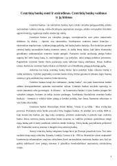 Centrinių bankų poveikis šalių ekonomikoms 3 puslapis