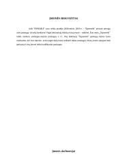 UAB ,,Šypsenėlė” verslo vadybos projektinis darbas 2 puslapis