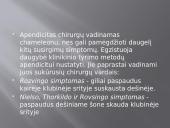 Virškinimo sistemos ligos: apendicitas 11 puslapis