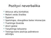 Neverbalinė komunikacija 13 puslapis