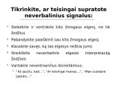 Neverbalinė komunikacija 19 puslapis