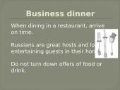 Business etiquette in Russia 10 puslapis