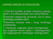 Cheminė kinetika ir pusiausvyra skaidrės 2 puslapis
