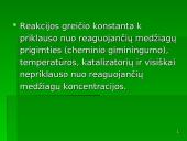 Cheminė kinetika ir pusiausvyra skaidrės 6 puslapis