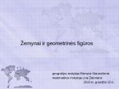 Žemynai ir geometrinės figūros