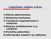 Prekybos logistika skaidrės 3 puslapis