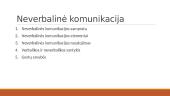 Neverbalinė komunikacija skaidrės 2 puslapis