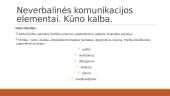 Neverbalinė komunikacija skaidrės 7 puslapis