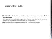 Dėl kokių priežasčių darbuotojai patiria stresą darbe? Ar galima šį stresą sumažinti? Skaidrės 9 puslapis