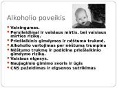 Alkoholio, tabako, narkotinių medžiagų, medikamentų bei streso poveikis žmogaus gemalui  4 puslapis