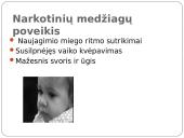 Alkoholio, tabako, narkotinių medžiagų, medikamentų bei streso poveikis žmogaus gemalui  9 puslapis