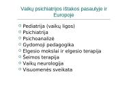 Įvadas į vaikų ir paauglių psichiatriją 11 puslapis