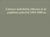 Lietuvos moksleivių rūkymas ir jo paplitimo pokyčiai 1994–2006