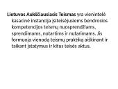 Lietuvos teismų sistema ir teismai 10 puslapis