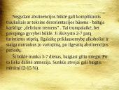 Psichikos ir elgesio sutrikimai vartojant alkoholį  11 puslapis