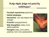 Patyčios mokykloje skaidrės 16 puslapis