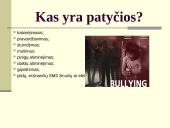 Patyčios mokykloje skaidrės 5 puslapis