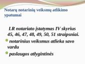Notarinių veiksmų atlikimas ir jų ypatumai 6 puslapis