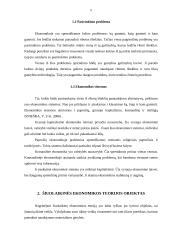 Šiuolaikinė ekonomikos teorija, jos tyrimo objektas ir metodai referatas 5 puslapis