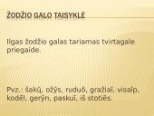 Priešpaskutinio skiemens kirčiavimas 8 puslapis