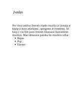 Muzika, kurios aš klausausi 2 puslapis