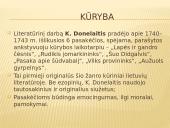 Kristijonas Donelaitis ,,Metai’’ skaidrės 5 puslapis