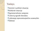 XX a. istorinė, politinė ir kultūrinė situacija, laikotarpį reprezentuojančios asmenybės 2 puslapis