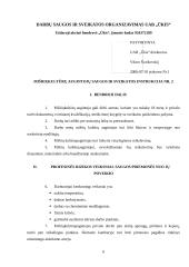 Darbų saugos ir sveikatos organizavimas UAB ,,Ūkis“  6 puslapis