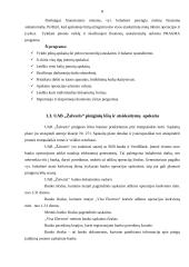 Finansų baigiamosios profesinės veiklos praktikos ataskaita  8 puslapis