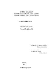 Vaiko jutiminių organų lavinimas 10 puslapis