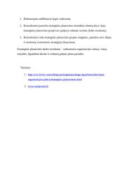 Strateginio planavimo reikšmė viešajam administravimui 3 puslapis