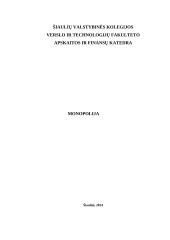 Monopolija Lietuvoje