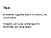 Gabių vaikų ugdymo problema Lietuvoje 6 puslapis