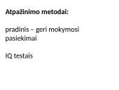 Gabių vaikų ugdymo problema Lietuvoje 8 puslapis