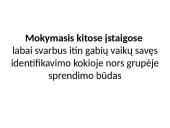 Gabių vaikų ugdymo problema Lietuvoje 10 puslapis