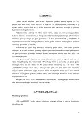UAB „Santrope“ verslo planas 4 puslapis