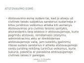 Atstovavimas ir įgaliojimas 3 puslapis