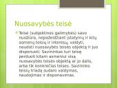 Daiktinės teisės samprata; pagrindinių teisių apibūdinimas 11 puslapis