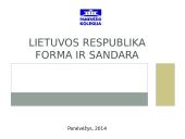 Lietuvos respublika forma ir sandara