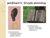 Skaidrės apie Konstantiną Sirvydą 14 puslapis