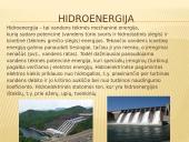 Atsinaujinantys energijos šaltiniai skaidrės 6 puslapis