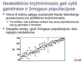 Populiacijų genetika 20 puslapis