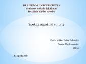 Spėkite atpažinti smurtą