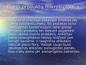 Pieno produktų gamybos mikrobiologiniai procesai ir jų vykdymas  4 puslapis