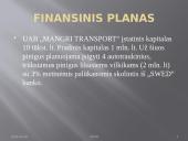 Verslo planas: Transporto logistika 12 puslapis