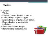 Komunikacijos organizacijoje tikslai ir funkcijos 2 puslapis