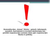 Komunikacijos organizacijoje tikslai ir funkcijos 16 puslapis