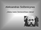 Aleksandras Solženicynas
